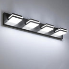 VOLISUN Modern 30-Inch Black Bathroom Vanity Light Fixtures, Cool White LED by VOLISUN
