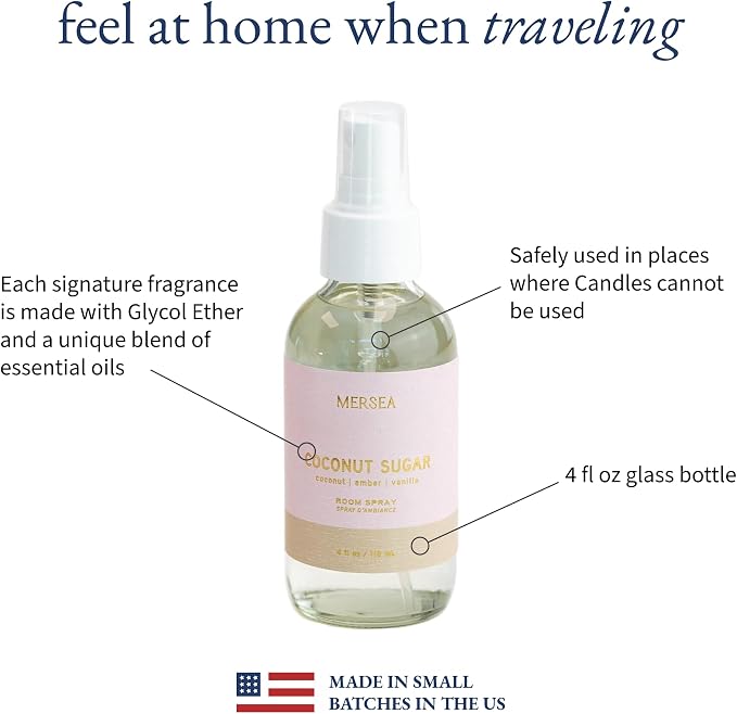 MERSEA Luxury Room Spray, Coconut Sugar, 4 oz - Image 2