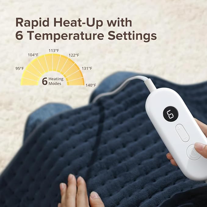 Heating Pad for Back Pain Relief, Electric Heating Pad - Image 8