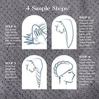 Sutera Silverthread Hair Wrap | Soft, Lightweight, & Quick-Drying | Helps - Image 4