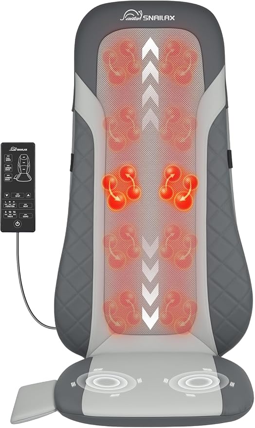 Shiatsu Back Massager with Heat, Full Back Massager by Snailax