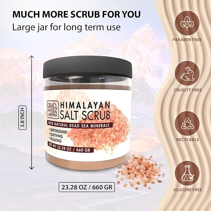 Dead Sea Collection Himalayan Salt Scrub – Exfoliating Body Scrub - Image 6