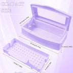 Nail Tool Sterilizer Box, Plastic Sterilizing Tray, Plastic Clean Sterilizing - Image 4