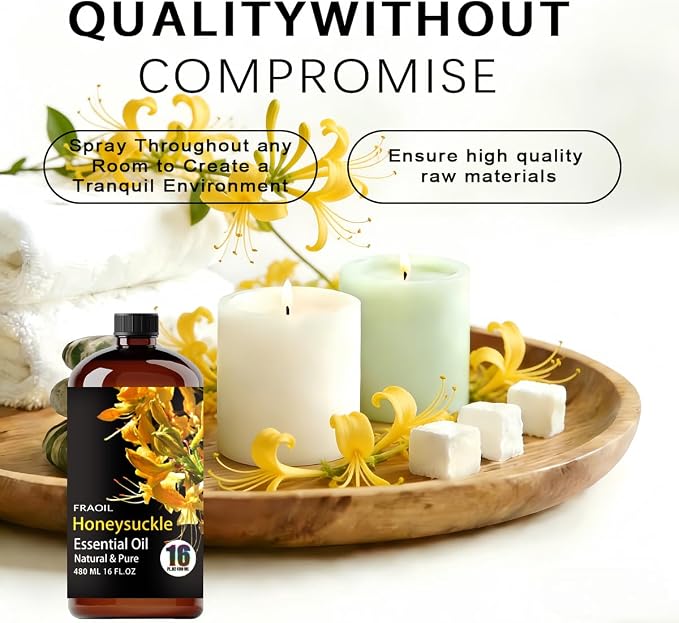 Honeysuckle Essential Oil, Honeysuckle Oil 16 Fl Oz 480ML - Image 2
