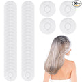 50 Pcs Large Disposable Shower Caps, Waterproof Clear Plastic Shower Cap by Unknown