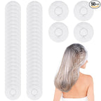 50 Pcs Large Disposable Shower Caps, Waterproof Clear Plastic Shower Cap by Unknown