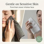 100% Flax Linen Washcloths - Image 3