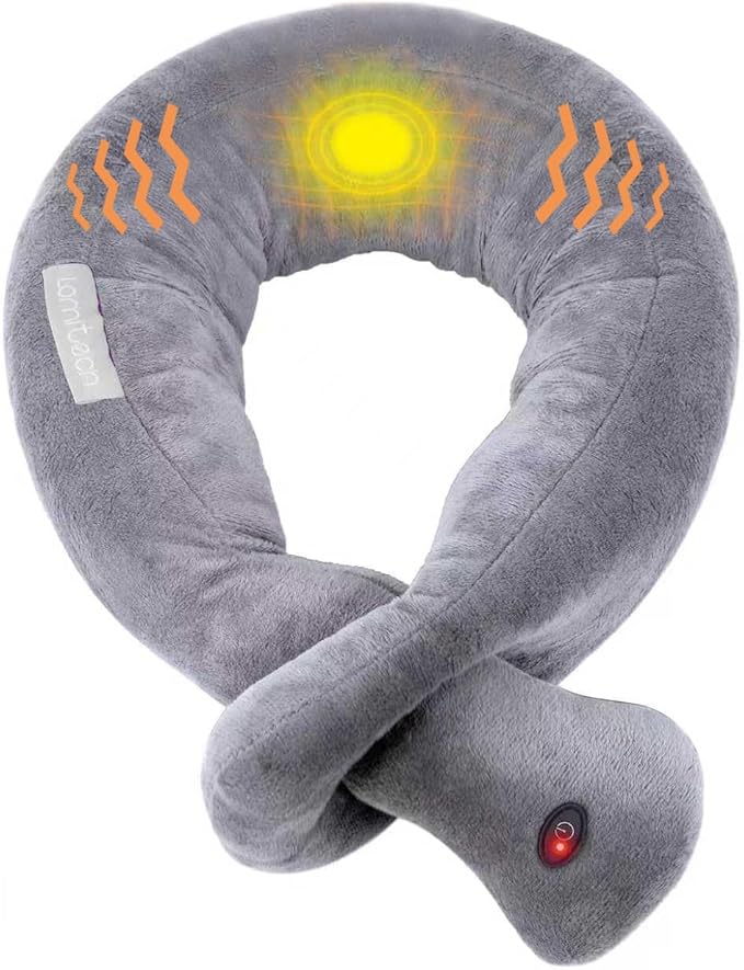 Travel Pillows, Wireless Airplane Massage Pillow Neck Support by lomitech