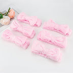 Casoty Pink 6 Pcs Spa Headband, Hair Band - Image 6