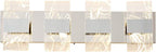 Modern LED Bathroom Light Fixtures Dimmable 4-Light Chrome Vanity Light - Image 9