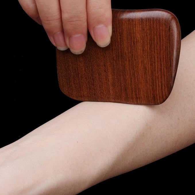 OULIGET Wooden Gua Sha Massager Tool, Wooden Gua Sha Scraping Massage Tool - Image 6
