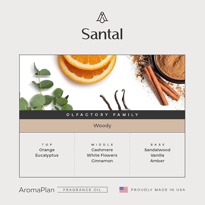 AromaPlan Hotel Scents Santal 2-Pack Luxury Aroma & Hotel Fragrance Diffuser - Image 2