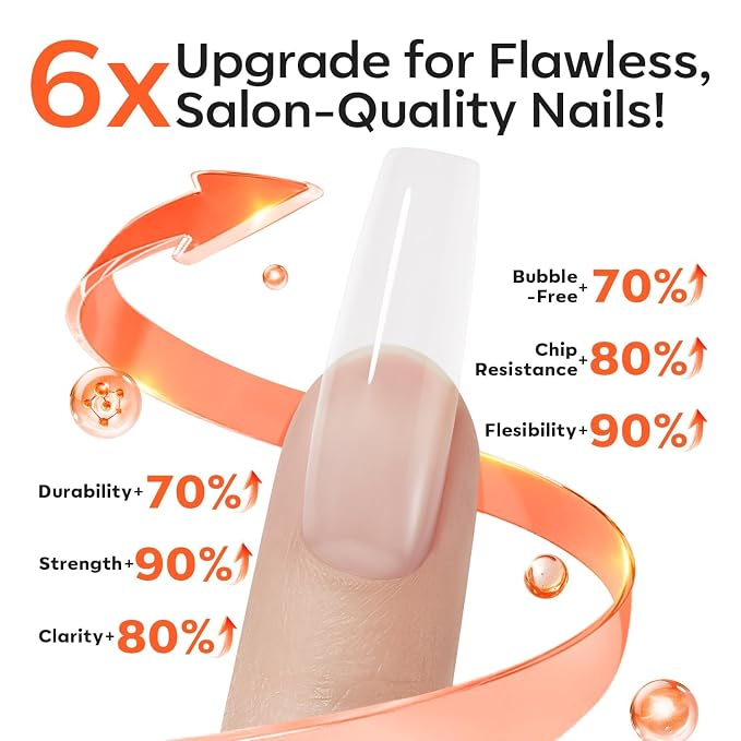 modelones Gel Top Coat, 100ml No Wipe Extra Glossy Gel Nail Polish Long-Lasting - Image 5