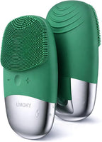 Facial Cleansing Brush, 3-in-1 Electric Silicone Face Scrubber, Vibrating by Uimoky