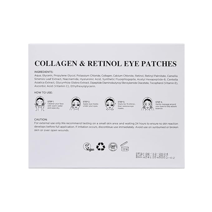 Yeokoe Under Eye Patches for Dark Circles, Puffy Eyes, 20 Pairs Face Masks - Image 9