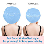 Jumbo Size Shower Cap 2 PCS Waterproof Shower Caps - Image 4