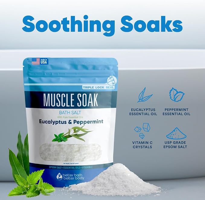 Muscle Soak Bath Salt 32 Ounces Epsom Salt - Image 7