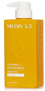 MEDIX 5.5 Radiant Glow Vitamin C Body Wash W/ Niacinamide | Citrus Scented by Medix55