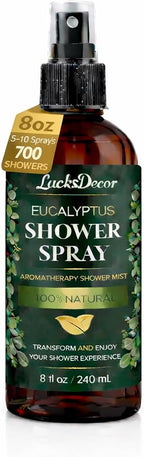 Eucalyptus Shower Spray 8oz – Aromatherapy Shower Mist, Spa and Sauna Inspired by EucalyptusShowerSpray