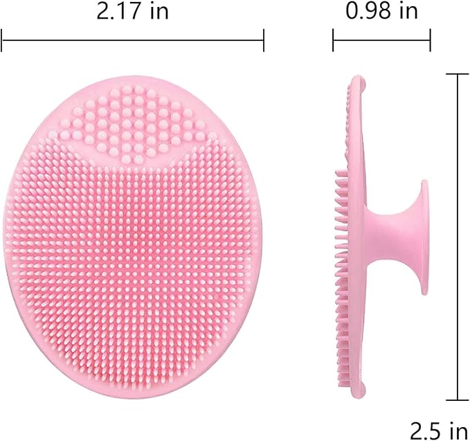 MCIGICM 20PCS Face Scrubber, Silicone Facial Cleansing Brush Face Exfoliator - Image 6