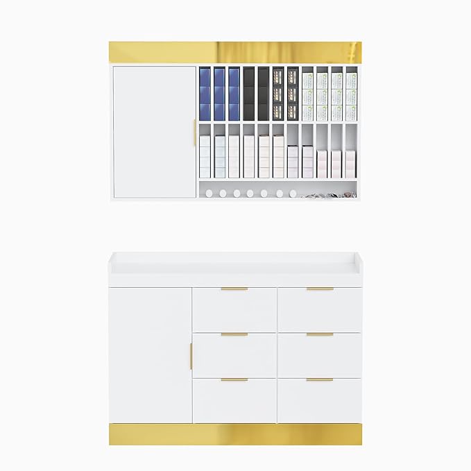 OmySalon Salon Staion Barber Color Bar, Hair Color Organizer Rack, Salon Hair by OmySalon