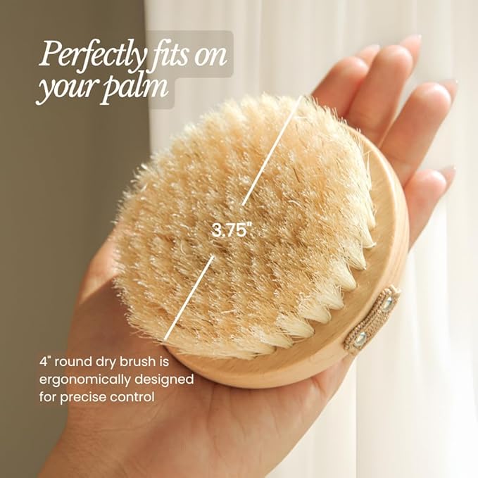 Bare Botanics Dry Body Brush for Lymphatic Drainage - Image 5