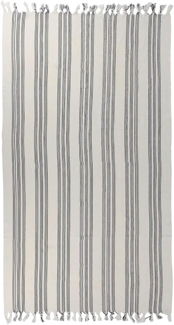 Morrocan Beach Towel | Cotton Blanket Throw, Sand Free, Quick Dry, Turkish - Image 4