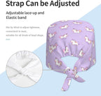 Alligator Ice Cream Working Cap, Scrub Cap - Image 4
