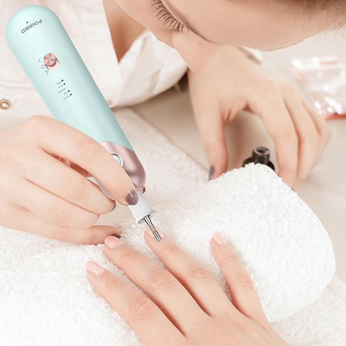 Professional Manicure Pedicure Kit, Electric Nail File Set, Cordless Electric - Image 6