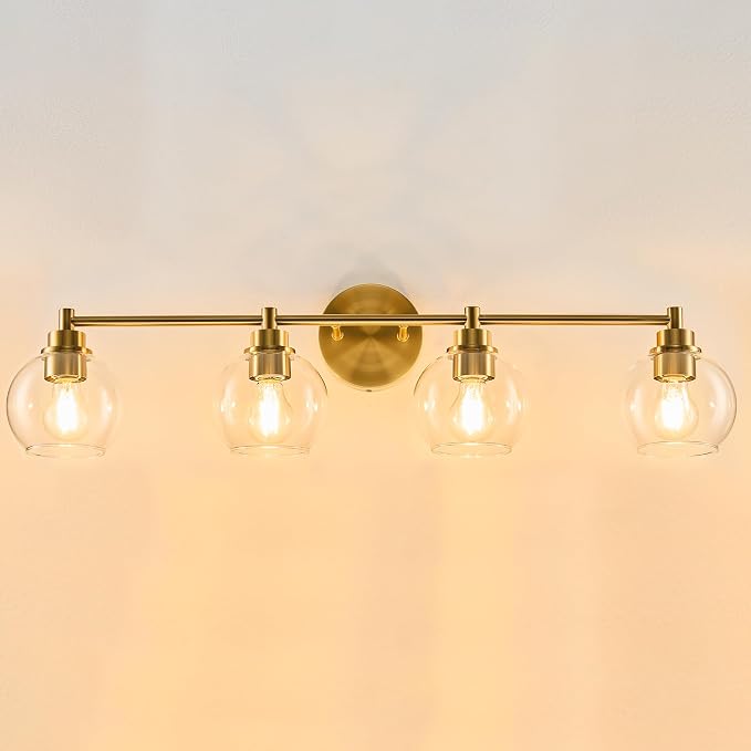 VONLUCE Bathroom Light Fixtures, 4-Light Vanity Light - Image 9