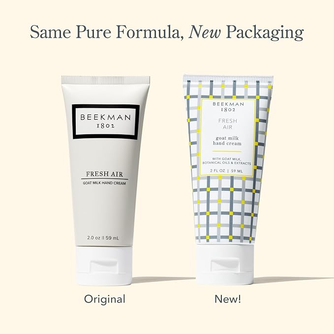 Beekman 1802 Goat Milk Hand Cream – Fresh Air – Scented – 2 oz – Moisturizing - Image 6
