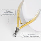 Fine Edge Cuticle Trimmer & Nippers, Silicone Handle Nail Tools - Image 4