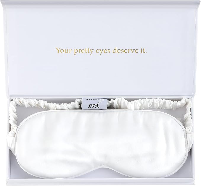 Silk Sleep Mask Light Blocking Luxury 100% Mulberry 19mm Silk Eye Mask Eye by YanserSelection