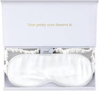 Silk Sleep Mask Light Blocking Luxury 100% Mulberry 19mm Silk Eye Mask Eye by YanserSelection