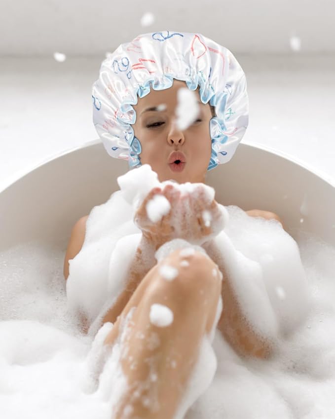 Aquior Shower Caps, Reusable Shower Cap - Image 7