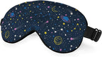 Space Planets Sleep Mask Eye Mask Comets Constellations Stars Night Sky by Unknown