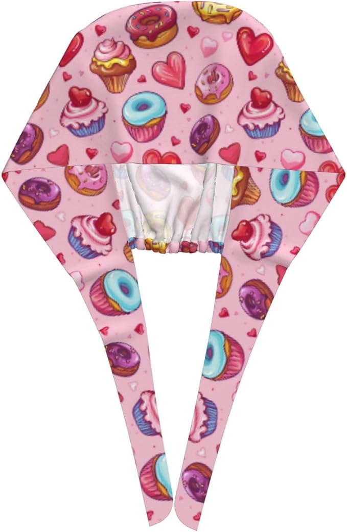 Alligator Ice Cream Working Cap, Scrub Cap - Image 3