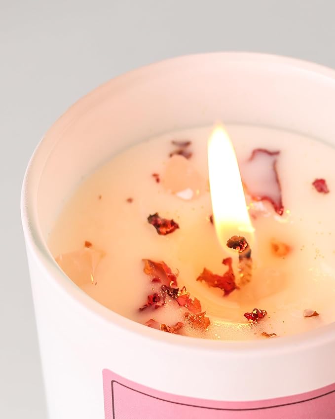 AOOVOO Rose Scented Candles for Women - Image 2