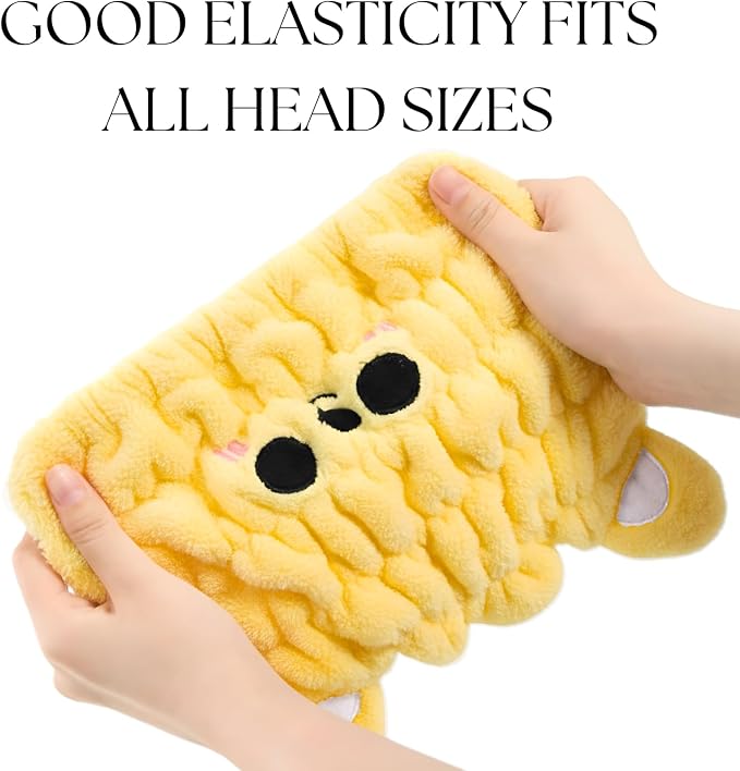 Microfiber Hair Towel Wrap for Kids, Absorbent Quick Girls Boys Hair Drying - Image 5