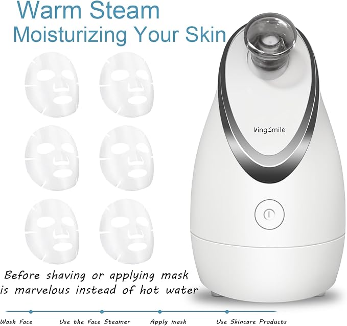 Kingsmile Facial Steamer, 3 in 1 Face Steamer - Image 4
