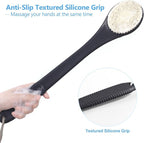 17-Inch Back Scrubber for Shower, Anti-Slip Exfoliating Body Brush for Bath - Image 2