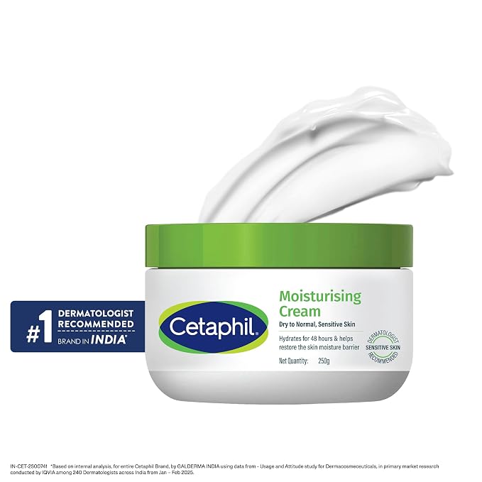 Cetaphil Face & Body Moisturizer, Hydrating Moisturizing Cream - Image 3