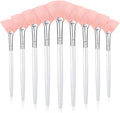 9 Pieces Facial Fan Mask Brushes, Soft Facial Applicator Brushes Tools by Maitys