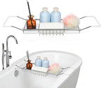Cabilock Stainless Steel Expandable Bathtub Tray, Chrome Polished Telescopic by cabilock