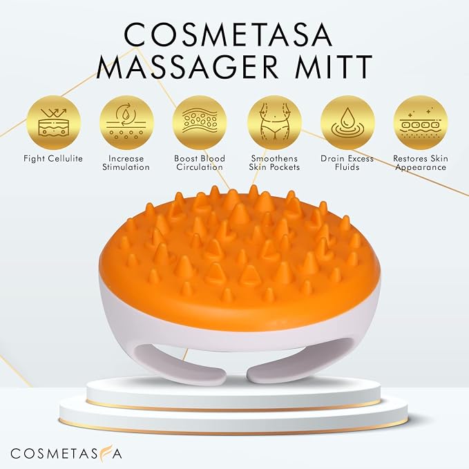 Cellulite Massage Oil with Massager Mitt - Image 8