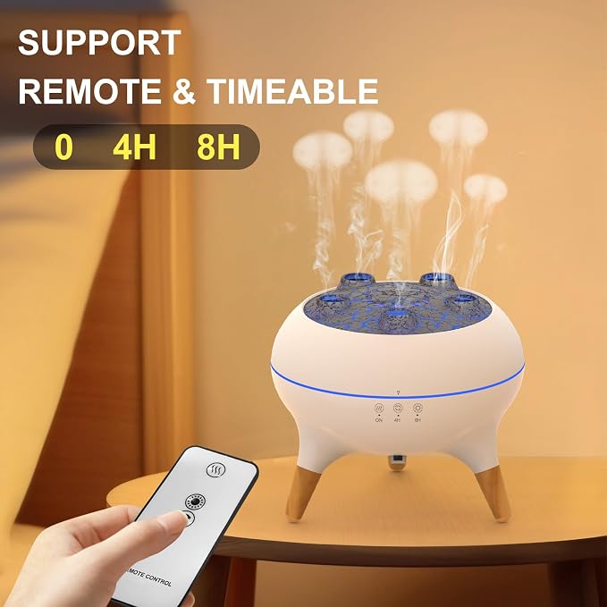 Jellyfish Diffuser, Volcano Air Humidifiers Dynamic Sound Pickup Ultrasonic - Image 3