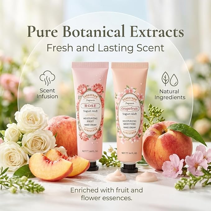 10 Pack Hand Cream for Dry Cracked Hands, Birthday Gifts for Women, Bridesmaid - Image 4
