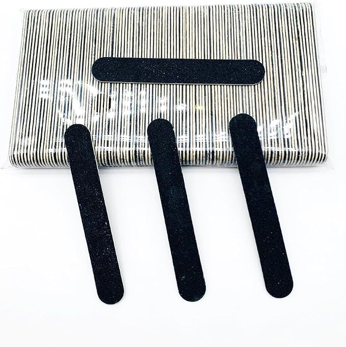 100 Set Press On Nail Tool Kit, Including 100pcs Mini Nail Buffer, Disposable - Image 2