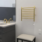 Amba RWHS-SPG Radiant Small 7 Bar Towel Warmer in Polished Gold - Image 4