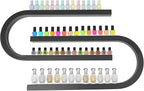 Nail Polish Organizer Wall Mounted, Metal Nail Polish Storage Holder by Milzeone
